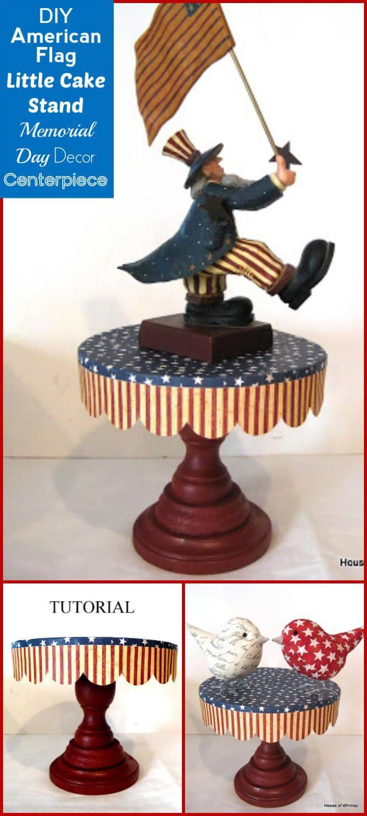 DIY Beautiful American Little Cake Stand